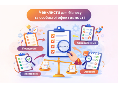 Чек-листы для бизнеса и личной продуктивности