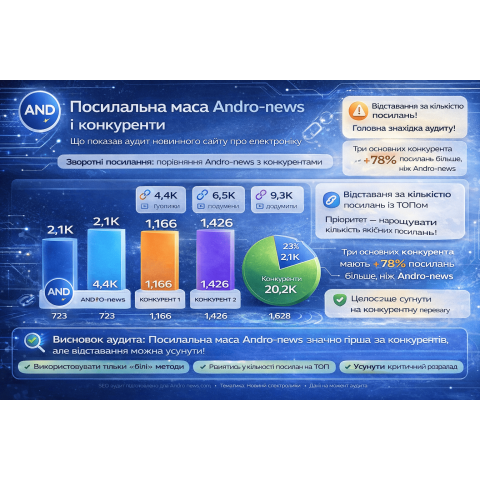 Кейс SEO-аудита сайта Andro-news