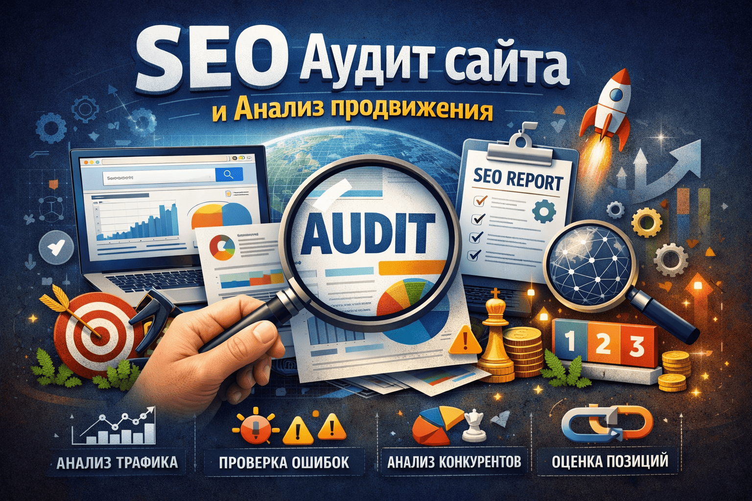 SEO аудит сайта и анализ продвижения