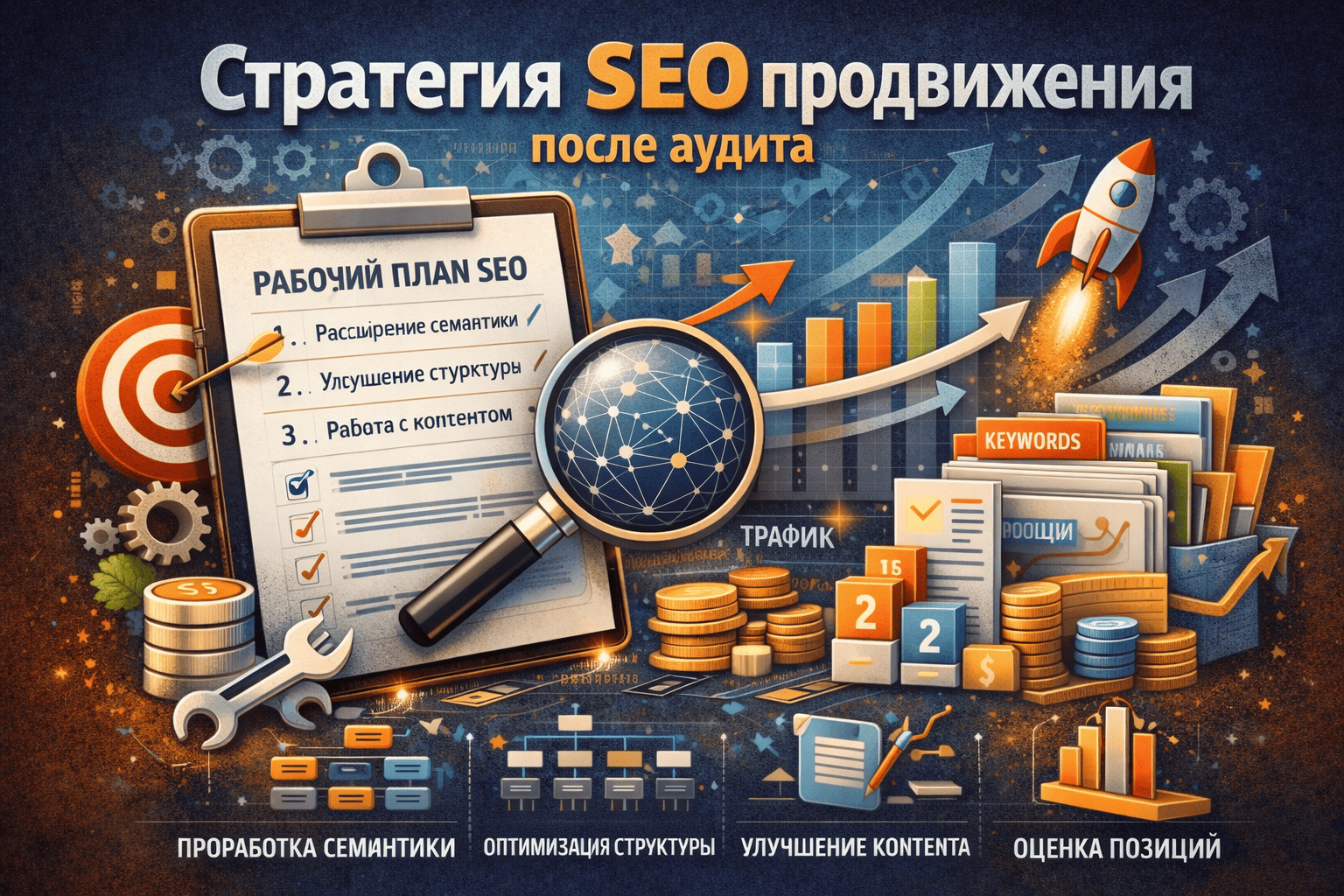 Стратегия SEO продвижения после аудита