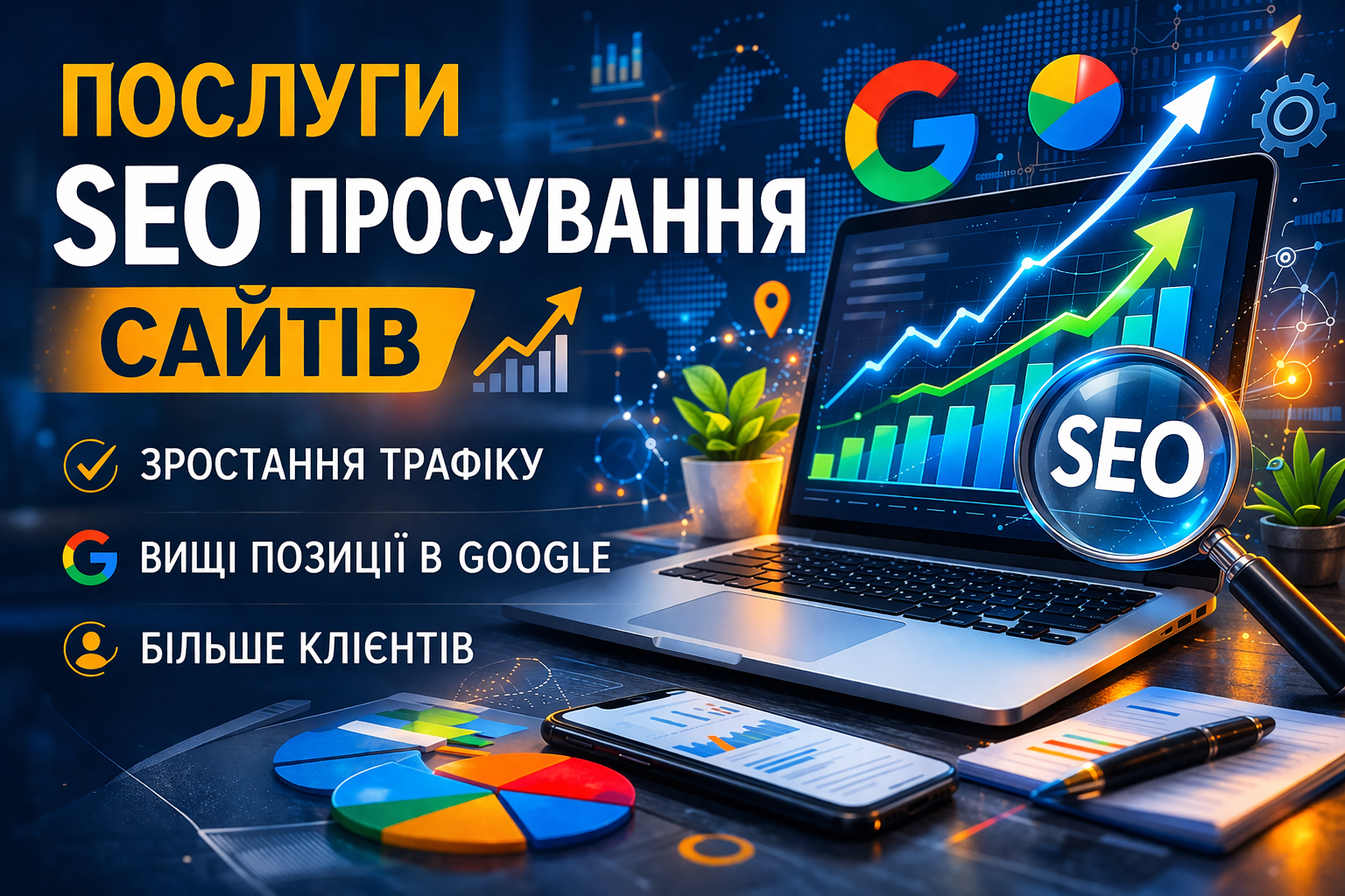 Послуги SEO просування сайтів