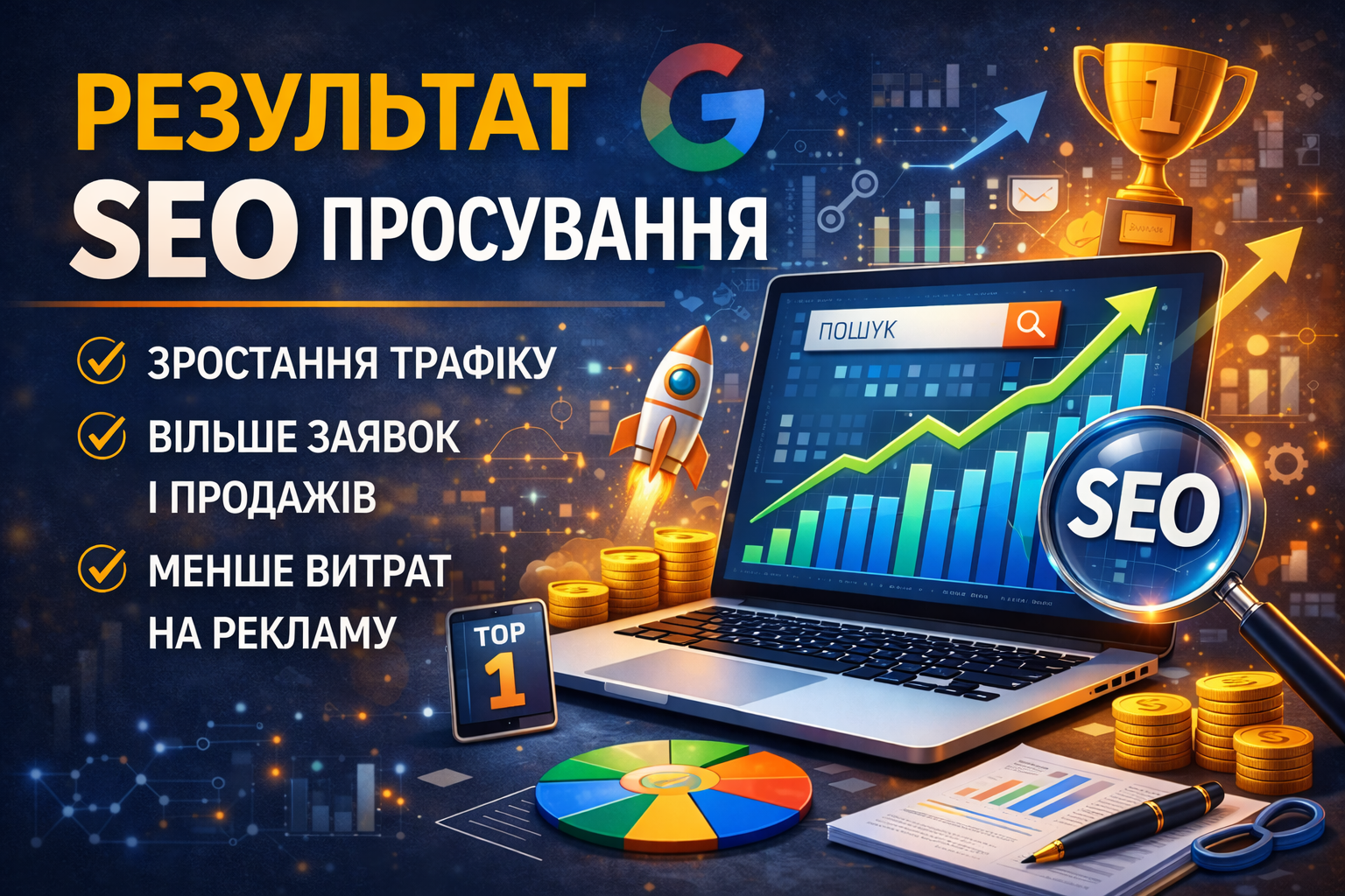 Результат SEO просування